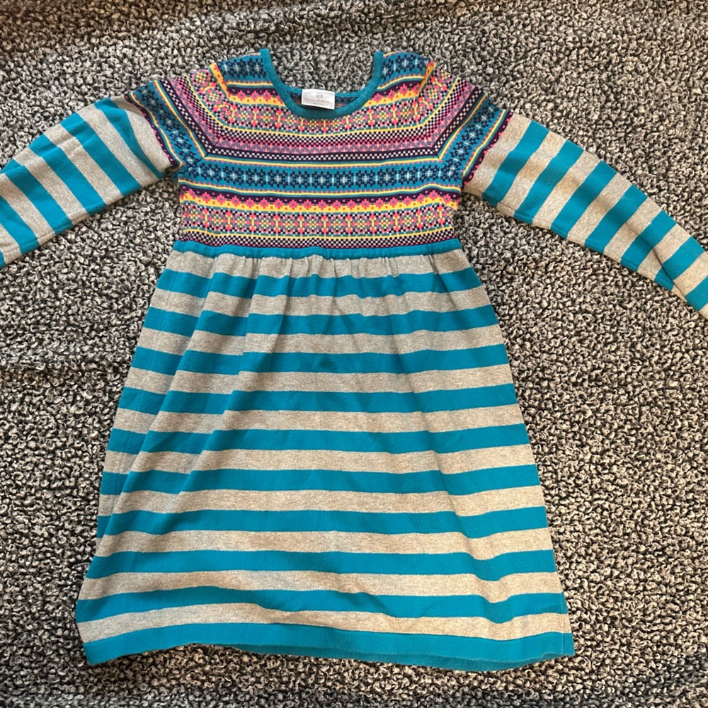 Girls 10 Hanna Andersson Sweater Dress